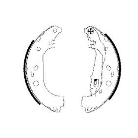 Bremsbackensatz für CADILLAC von MINTEX