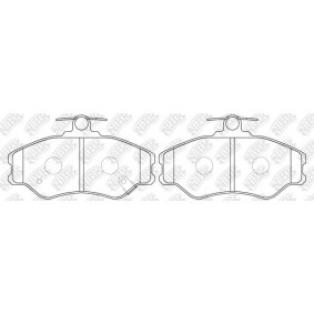 Achetez des Plaquettes de frein NiBK PN0112 à prix pour 331,50 €