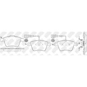 Achetez des Plaquettes de frein NiBK PN0353W à prix pour 361,40 €