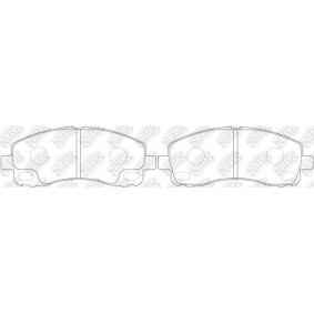 Achetez des Plaquettes de frein NiBK PN1077 à prix pour 103,30 €