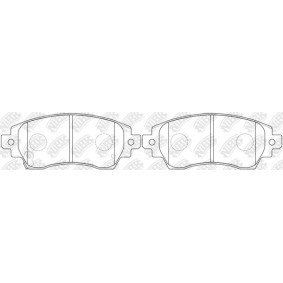 Achetez des Plaquettes de frein NiBK PN1194 à prix pour 324,60 €