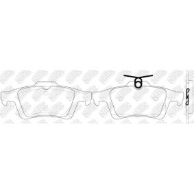 Achetez des Plaquettes de frein NiBK PN2702 à prix pour 162,86 €