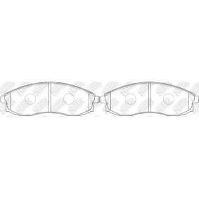 Achetez des Plaquettes de frein NiBK PN2824 à prix pour 150,85 €