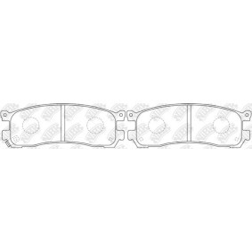 Achetez des Plaquettes de frein NiBK PN5290 à prix pour 111,41 €