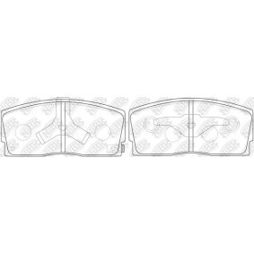 Achetez des Plaquettes de frein NiBK PN6214 à prix pour 273,10 €