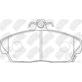 Achetez des Plaquettes de frein NiBK PN8103 à prix pour 229,86 €
