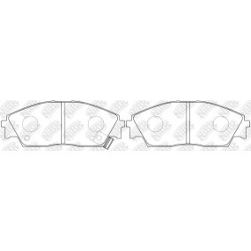 Achetez des Plaquettes de frein NiBK PN8191 à prix pour 152,29 €