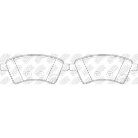 Achetez des Plaquettes de frein NiBK PN9803 à prix pour 313,75 €