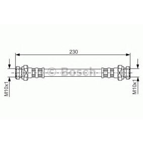 Bremsschlauch von BOSCH für Lancer VI Coupe (CJ_A, CE) günstig online kaufen