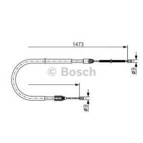 Handbremsseil 1 987 477 636 von BOSCH günstig für 17,01 € online kaufen