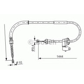 Acquista Cavo freno a mano da BOSCH 1 987 477 711 a buon mercato per soli 22,39 €