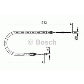 Handbremsseil 1 987 477 781 von BOSCH günstig für 17,30 € online kaufen
