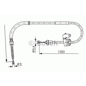 Acquista Cavo freno a mano da BOSCH 1 987 482 227 a buon mercato per soli 24,53 €