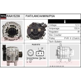 Lichtmaschine RAA15239 von DELCO REMY günstig für 185,80 € online kaufen