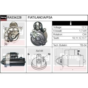 Anlasser RAS34228 von DELCO REMY günstig für 108,81 € online kaufen