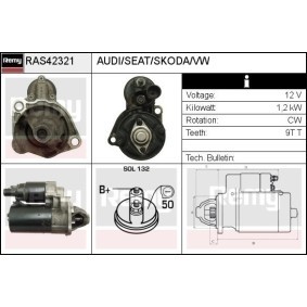 Anlasser RAS42321 von DELCO REMY günstig für 103,93 € online kaufen