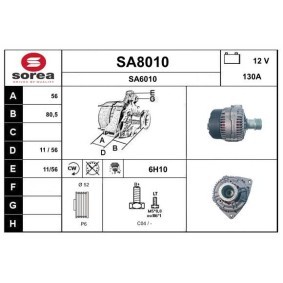 Køb Generator af SNRA SA8010 til den lave pris 1952,56 DKK