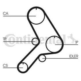 Zahnriemen CT619 von CONTITECH günstig für 25,25 € online kaufen