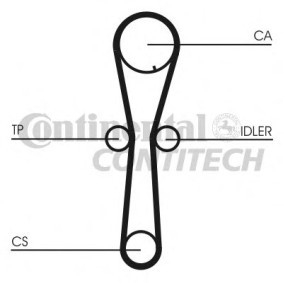 Zahnriemen CT954 von CONTITECH günstig für 29,29 € online kaufen