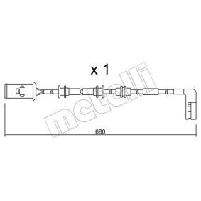 Warnkontakt, Bremsbelagverschleiß SU.093 von METELLI günstig für 11,60 € online kaufen