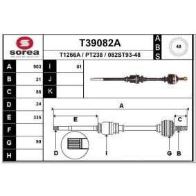 Antriebswelle T39082A von EAI günstig für 82,63 € online kaufen
