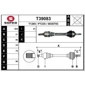 Antriebswelle T39083 von EAI günstig für 71,87 € online kaufen