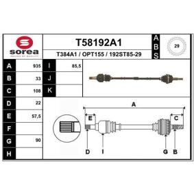 Antriebswelle T58192A1 von EAI günstig für 103,72 € online kaufen