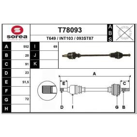 Acquista Semiasse da EAI T78093 a buon mercato per soli 105,44 €