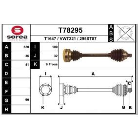 Antriebswelle T78295 von EAI günstig für 112,87 € online kaufen