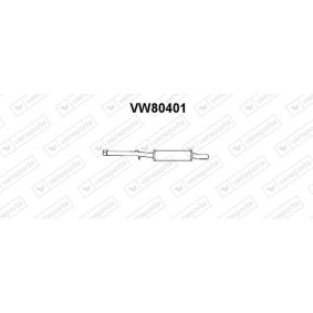 VOLKSWAGEN Vorschalldämpfer von VENEPORTE