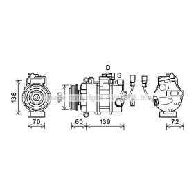 Klimakompressor von AVA COOLING SYSTEMS