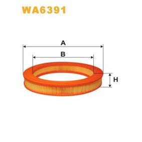 Køb Luftfilter af WIX FILTERS WA6391 til den lave pris 87,49 DKK