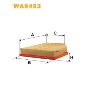 Køb Luftfilter af WIX FILTERS WA9492 til den lave pris 115,14 DKK