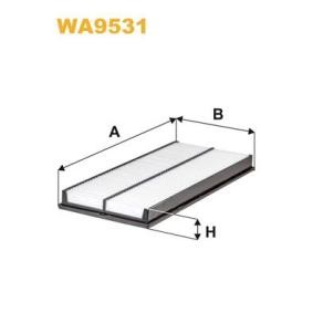 Køb Luftfilter af WIX FILTERS WA9531 til den lave pris 97,43 DKK