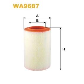 Køb Luftfilter af WIX FILTERS WA9687 til den lave pris 100,48 DKK