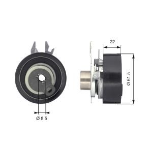 Compre Rolo tensor, correia dentada da GATES T43061 a um preço baixo por 38,48 €