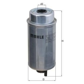 Achetez des Filtre à carburant MAHLE ORIGINAL KC 227 à prix pour 25,68 €