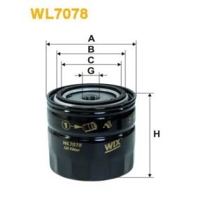 Køb Oliefilter af WIX FILTERS WL7078 til den lave pris 54,32 DKK
