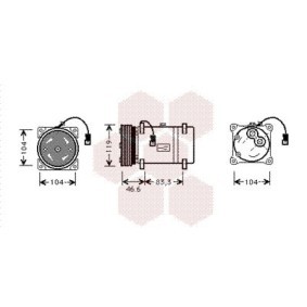 Acquista Compressore aria condizionata da VAN WEZEL 0900K216 a buon mercato per soli 337,37 €