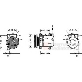 Acquista Compressore aria condizionata da VAN WEZEL 1300K001 a buon mercato per soli 524,98 €