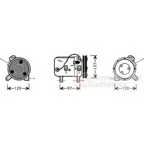 Acquista Compressore aria condizionata da VAN WEZEL 1300K003 a buon mercato per soli 1101,39 €