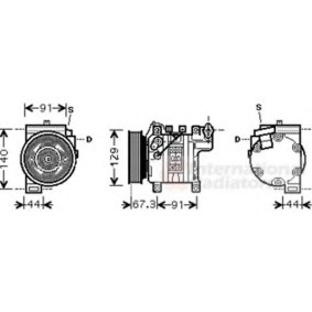 Acquista Compressore aria condizionata da VAN WEZEL 1300K273 a buon mercato per soli 1188,86 €