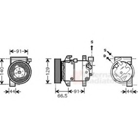 Acquista Compressore aria condizionata da VAN WEZEL 1300K286 a buon mercato per soli 719,48 €