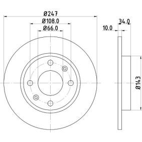 Bremsscheibe MDC293C von MINTEX günstig für 25,43 € online kaufen