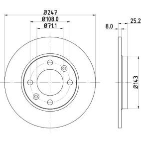 Bremsscheibe MDC794C von MINTEX günstig für 25,27 € online kaufen