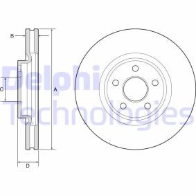 Comprar Disco de freno de DELPHI BG9203C a bajo precio de 80,05 €