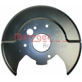 Compre Chapa deflectora, disco de travão da METZGER 6115117 a um preço baixo por 17,67 €