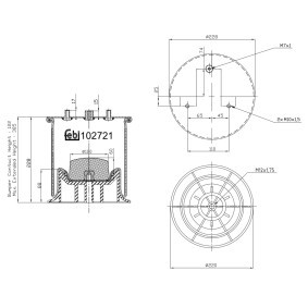 Federbalg, Luftfederung 102721 von FEBI BILSTEIN günstig für 113,96 € online kaufen