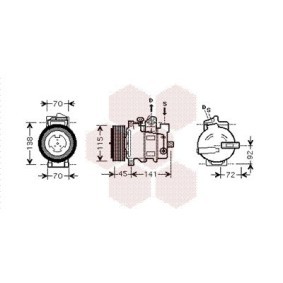 Acquista Compressore aria condizionata da VAN WEZEL 3000K432 a buon mercato per soli 429,99 €