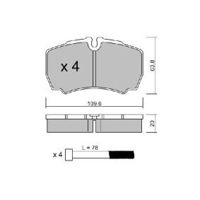 Acquista Kit pastiglie freni da AISIN BPFO-2011 a buon mercato per soli 40,29 €